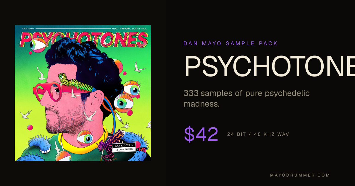 PSYCHOTONES · $42 · Sample Packs by Dan Mayo